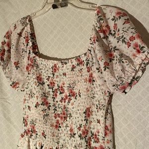 Bailey Blue Floral Dress Size L